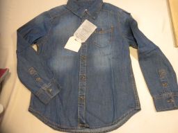 CAMICIA M/L JEANS NUOVA