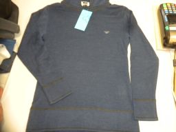 MAGLIONE LANA C/CAPP ARMANI BLU