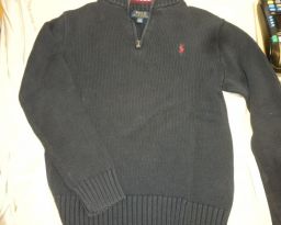 MAGLIONE C/ZIP RALPH LAUREN VLU