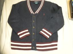 CARDIGAN COTONE RALPH LAUREN BLU