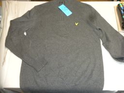 MAGLIONE 15% LANA  C/ZIP LYLE&SCOTT TG S UOMO