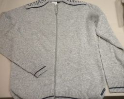 MAGLIONE FULL ZIP LANA / CASHMERE ARMANI