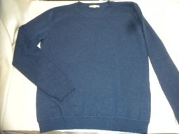 MAGLIONE 100% CASHMERE SCOTIA BLU