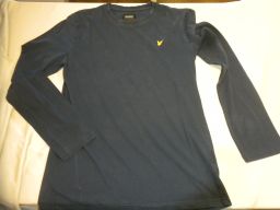 MAGLIA M/L LYLE & SCOTT BLU