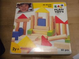 COSTRUZIONI LEGNO 50 PZ PLAN TOYS