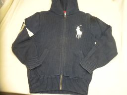 MAGLIONE COTONE FULL ZIP RALPH LAUREN