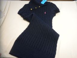 ABITO M/C COTONE RALPH LAUREN BLU