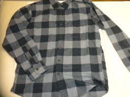 CAMICIA M/L FLANELLA ABERCROMBIE TG XS UOMO