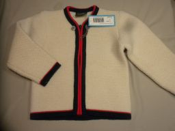 CARDIGAN TIROLESE 100% LANA