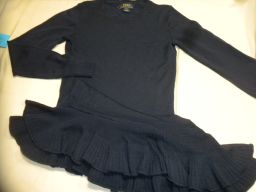 ABITO M/L 100% LANA RALPH LAUREN BLU