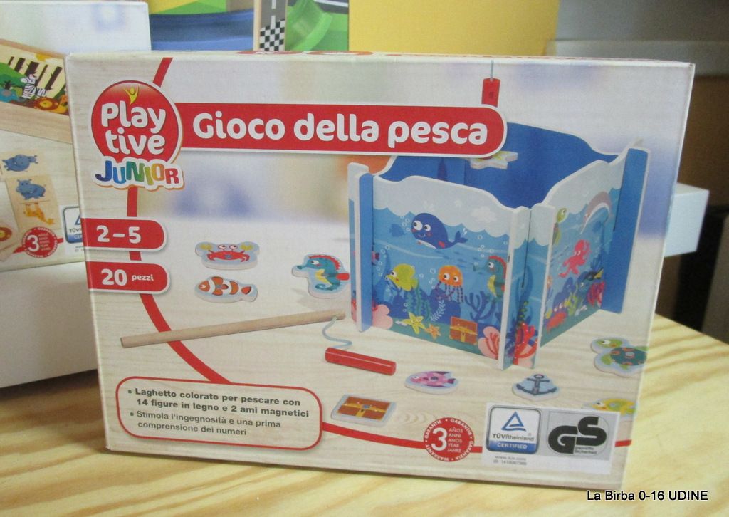 GIOCO LEGNO PESCA  PLAY TIVE