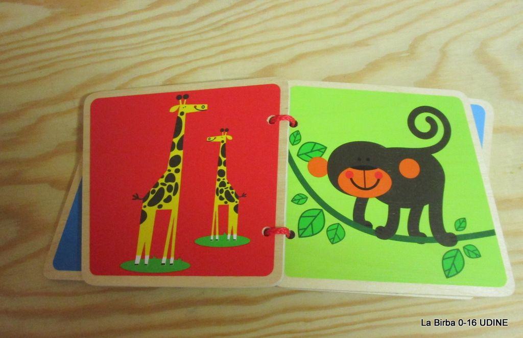 HAPE GIOCO LEGNO LIBRO ANIMALI