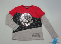 MAGLIA M/L DESIGUAL 8-10 SUPERMARIO