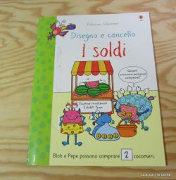 LIBRO DISEGNO E CANCELLO ED USBORNE I SOLDI